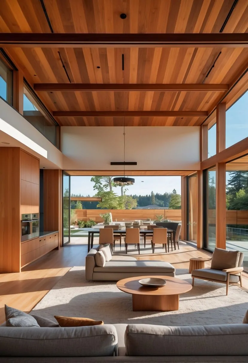 Cherry Coded Accents for Open-Plan Houses