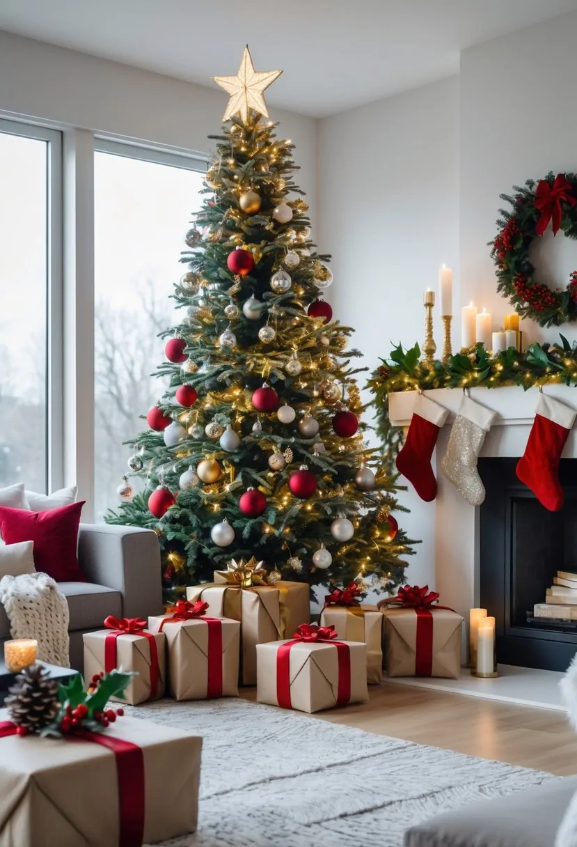 Christmas Decor Ideas for Living Room 2025