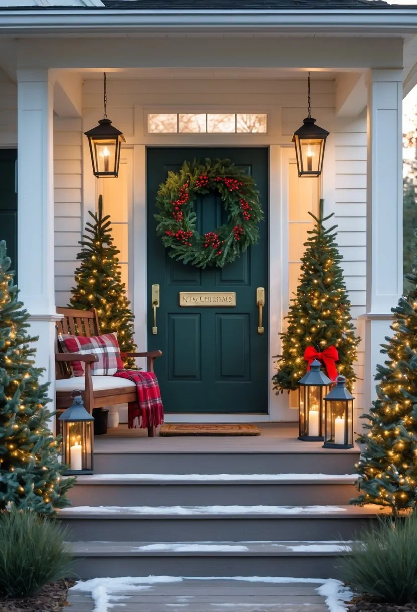 Front Porch Christmas Decor Ideas 2025