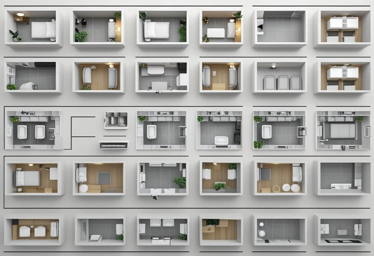 studio apartment layout