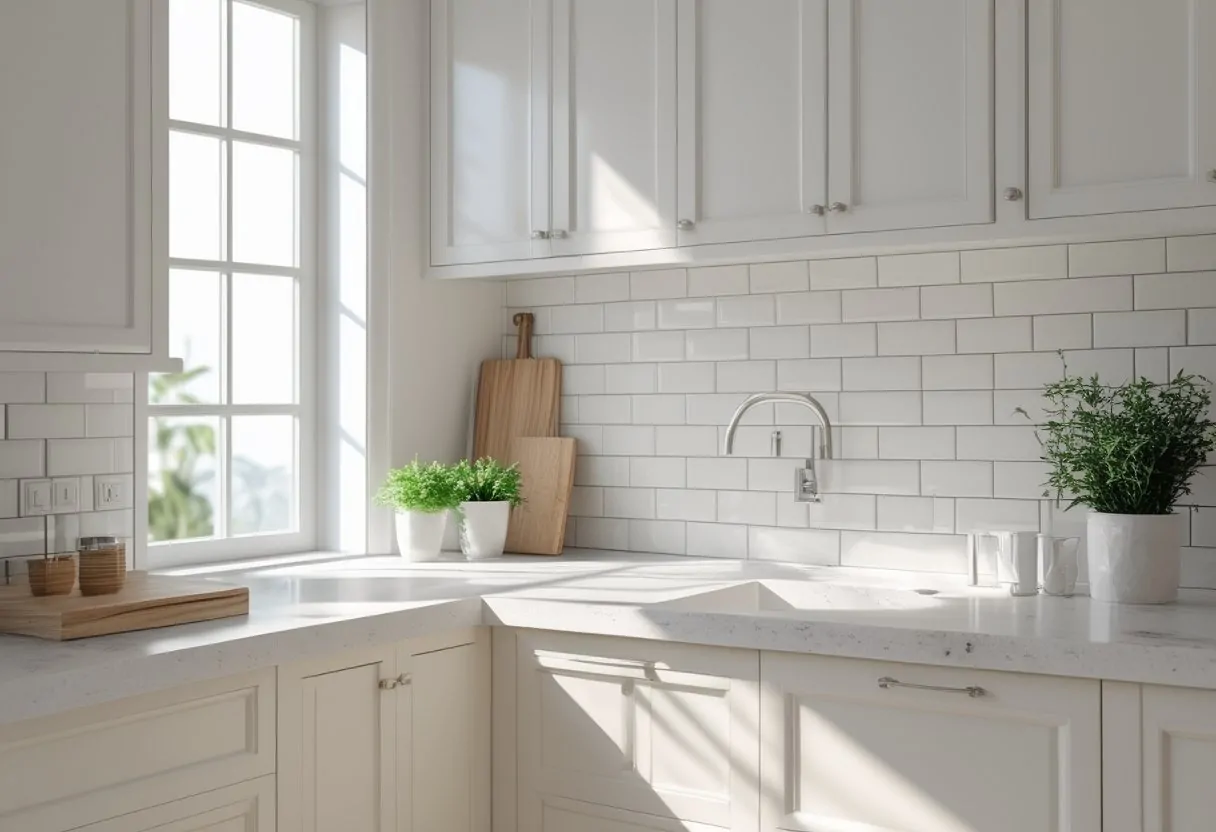 15 Stunning DIY Kitchen Remodel Ideas For Budget Friendly Upgrades And Weekend Projects 5 diy kitchen remodel ideas countertop backsplash refresh modern white tile natural light minimal